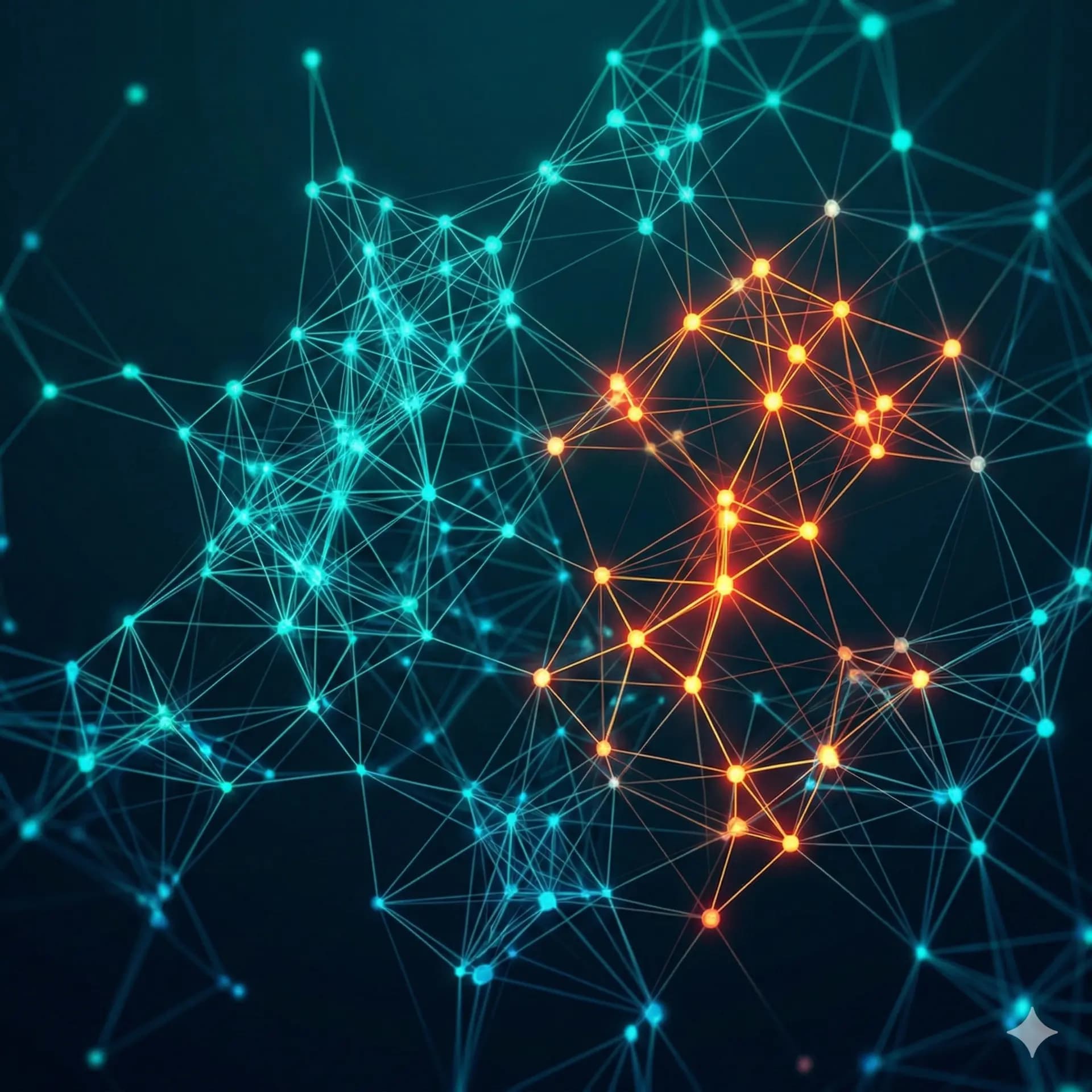 Mapa de rede de conexões — visualização de entidades investigadas
